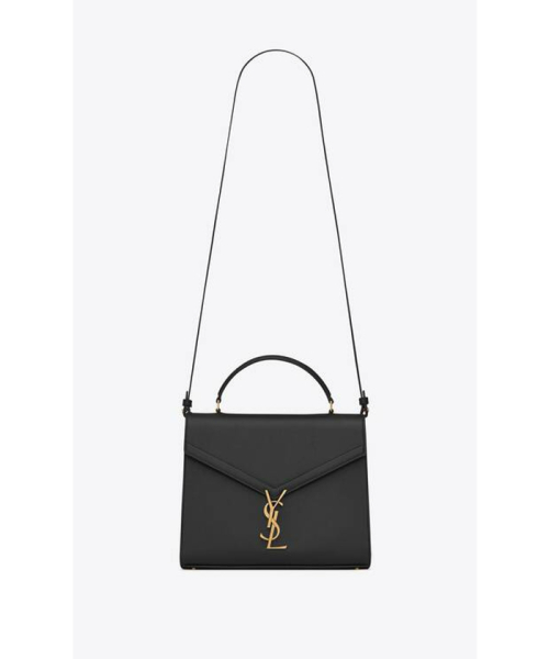 SAINTLAURENT カサンドラ トップハンドル(ミディアム/グレイン・ド・プードルエンボスレザー) BLACK F SAINTLAURENT カサンドラ トップハンドル(ミディアム/グレイン・ド・プードルエンボスレザー) BLACK F