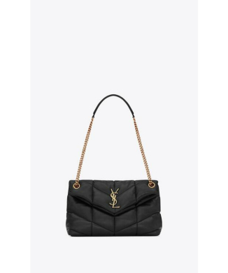 ルル パファー(スモール/キルティングラムスキン)