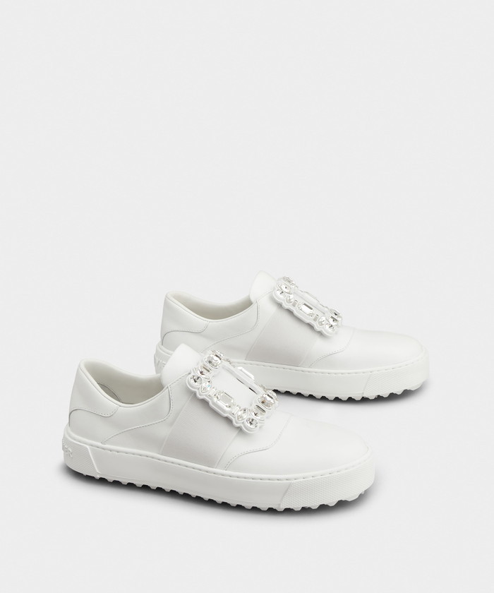 【Roger Vivier】ベリー ストラス バックル レザー スニーカー 三越伊勢丹 | Roger Vivier/ロジェ ヴィヴィエ通販 | 「ヴィヴ