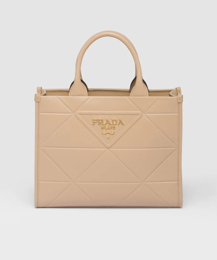 PRADA プラダ サフィアーノ ベージュ バッグ 落ち着ける PRADA プラダ サフィアーノ ベージュ バッグ 落ち着ける