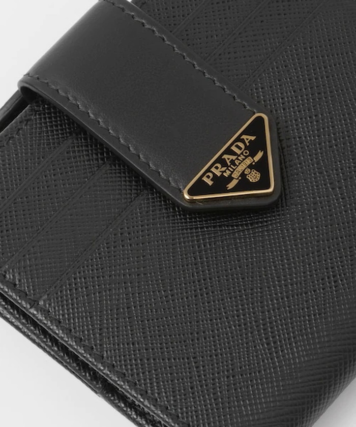 サフィアーノ×スムースレザー 折り財布(X233K262)｜阪急百貨店