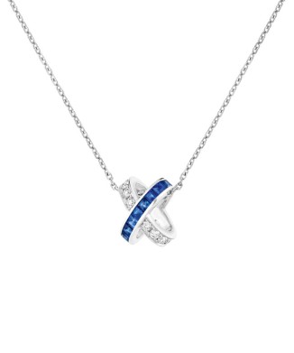 (Y121909) CHAUMET リアン ダイヤモンド ネックレス 箱付き Jeux de Liens「リアン」コレクション ジュ ドゥ リアン