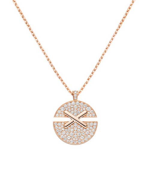 CHAUMET 「リアン」コレクション ジュ ドゥ リアン ハーモニー ペンダント ピンクゴールド x ダイヤモンド F CHAUMET 「リアン」コレクション ジュ ドゥ リアン ハーモニー ペンダント ピンクゴールド x ダイヤモンド F