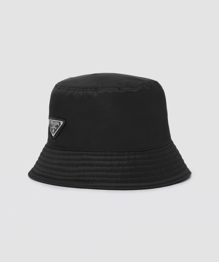 プラダ　バケットハット ブラック ウール バケットハット | PRADA