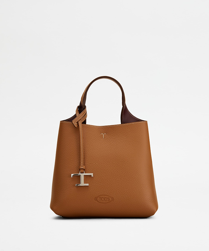 最高級 TOD'S レザー ミニボストン トートバッグ ハンドバッグ トッズ バッグ