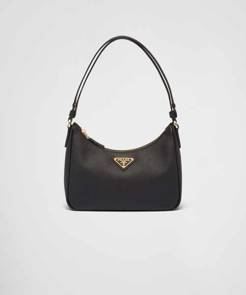 PRADA サフィアーノレザー ミニバッグ ブラック TU PRADA サフィアーノレザー ミニバッグ ブラック TU