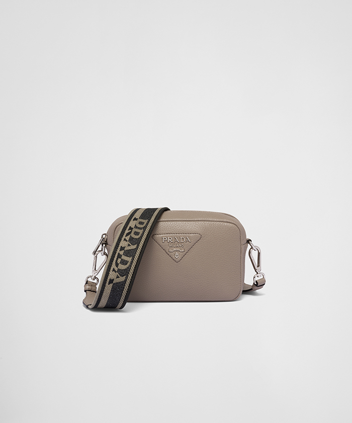 【PRADA】Suede レザーショルダーバッグ レザー ショルダーバッグ(X237Y058)｜阪急百貨店公式通販サイト