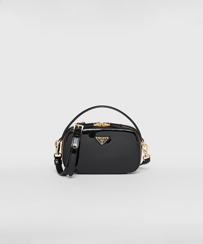 直営店買付★PRADA パテントレザー ミニバッグ 直営店☆PRADA パテントレザー ミニポーチ (PRADA/ショルダー