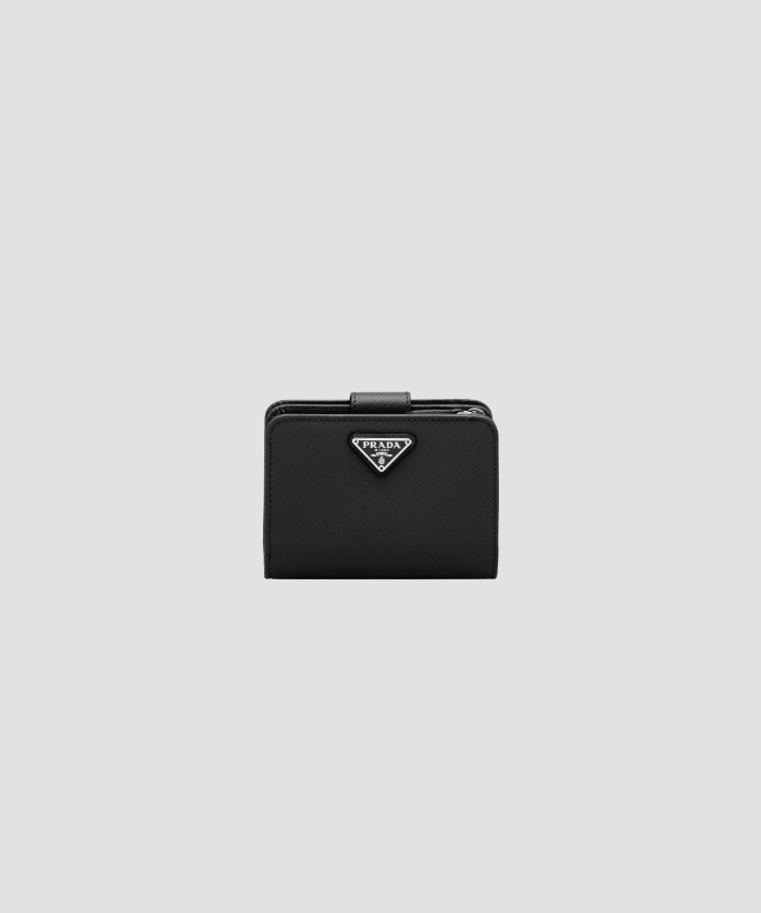 PRADA 直営店より サフィアーノトライアングル 財布 7色 プラダ 二つ折り財布 財布 レディース サフィアーノ
