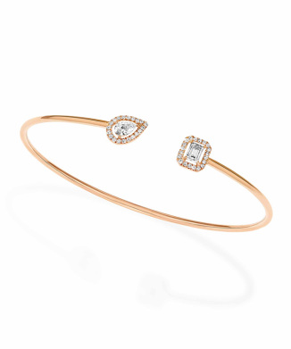 メシカ マイツイン 0.15ct×2 フレックス バングル