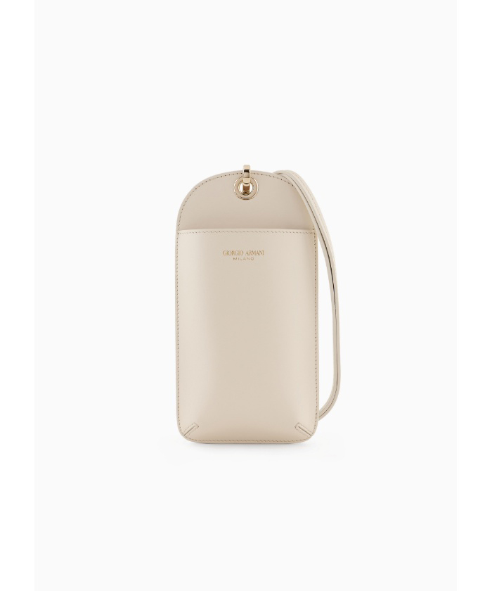 GIORGIO ARMANI - 超美品 ジョルジオアルマーニ GIORGIO ARMANI 2024年 ラ プリマ スマートフォンケース グロッシーレザー カードホルダ iPhone レディ 伊勢丹 定価121000円 超美品 ジョルジオアルマーニ GIORGIO ARMANI 2024年 ラ プリマ