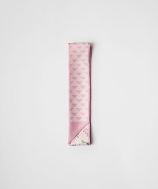 プリントシルクツイル スキニースカーフ