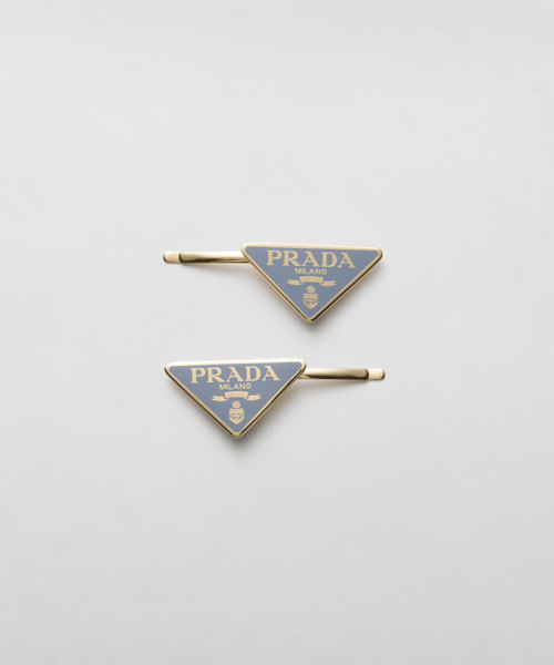 PRADA メタル ヘアピン パールグレー TU PRADA メタル ヘアピン パールグレー TU