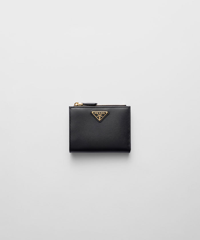 【財布/送料込】PRADA プラダ PRADA PRADA 二つ折り財布 2MO738 QHH 三角ロゴプレート
