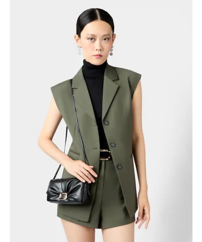 【Precious掲載】ロジェ ヴィヴィエ ヴィヴ ショック バッグ ブラウン Woman ヴィヴ ショック レザー ショッピング バッグ