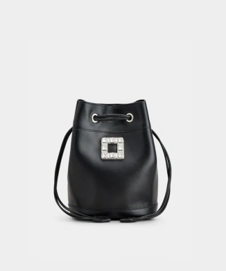 トレ ヴィヴィエ レザー バケット バッグ