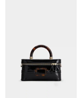 ベル ヴィヴィエ レザー ヴァニティ バッグ ミニ