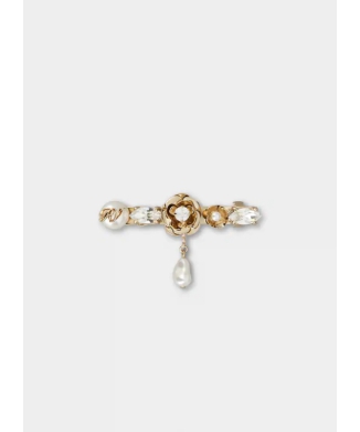 ローズ パール ヘアクリップ