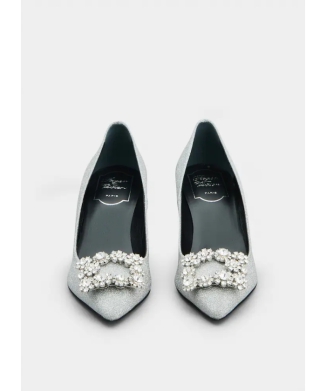 エフロレッソンス グリッター パンプス