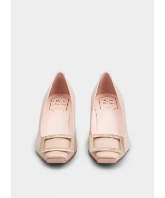 トランペット パテントレザー パンプス