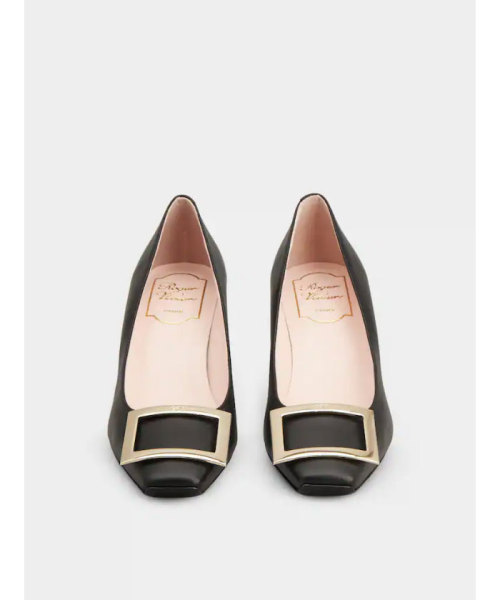 RogerVivier トランペット レザー パンプス ブラック 36M RogerVivier トランペット レザー パンプス ブラック 36M