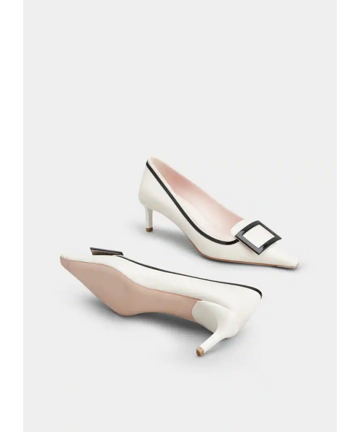 【Roger Vivier】ヴィヴ カナール レザー パンプス ヴィヴ カナール | Roger Vivier