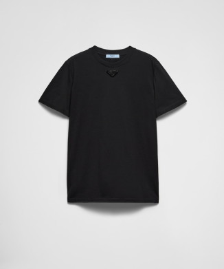 刺繍トライアングル入り ジャージー Tシャツ(X24NG039)｜阪急