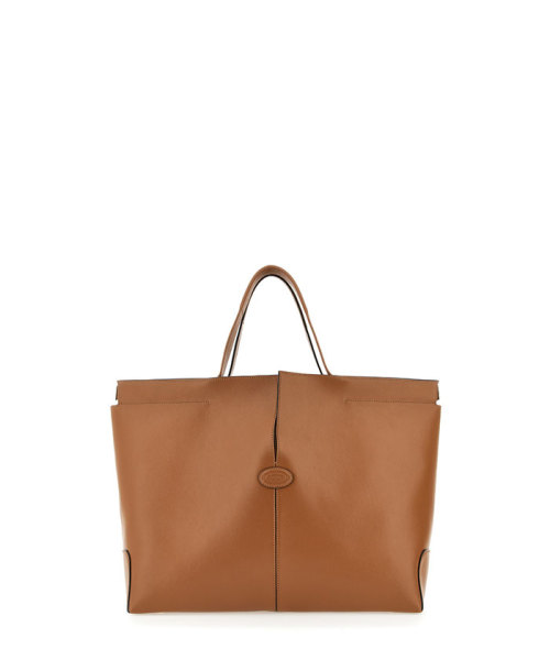 TOD'S トッズ Di バッグ フォリオ レザー ショッピング バッグ ミディアム ブラウン F TOD'S トッズ Di バッグ フォリオ レザー ショッピング バッグ ミディアム ブラウン F