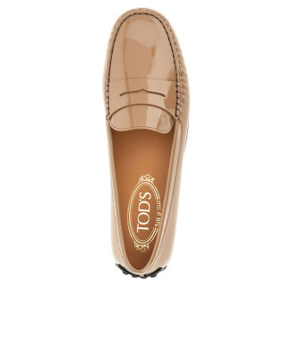 シティ ゴンミーニ パテントレザー ドライビングシューズ