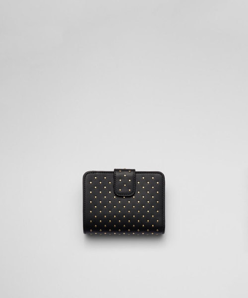 PRADA スタッズドレザー 財布 ブラック TU PRADA スタッズドレザー 財布 ブラック TU