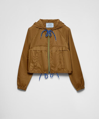 【PRADA】ライトウェイト Re-Nylon ジャケット★ベージュ★42 Prada Re-Nylon ジャケット | ニュートラル | FARFETCH JP