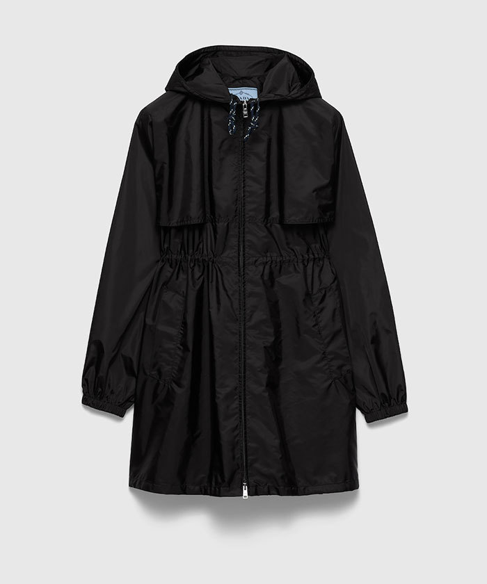 PRADA☆Re-Nylon ライトレインコート Prada Oversized Light Re-Nylon Raincoat | Saks Fifth Avenue