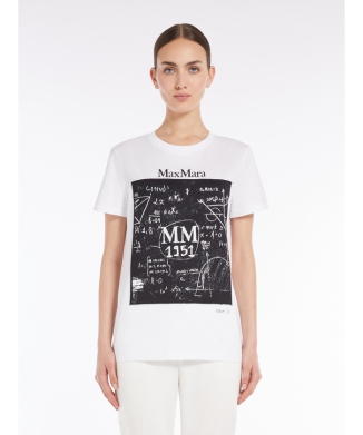ピュア コットン プリント Tシャツ