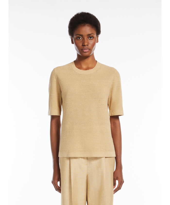 MaxMara LIANA リネンシルクブレンドTシャツ♪ リネン シルク ブレンド Tシャツ(X254Y061)｜阪急百貨店公式通販