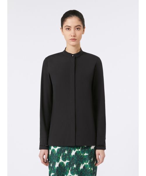 MaxMara ［オトラント］コットン ポプリン シャツ BLACK 46