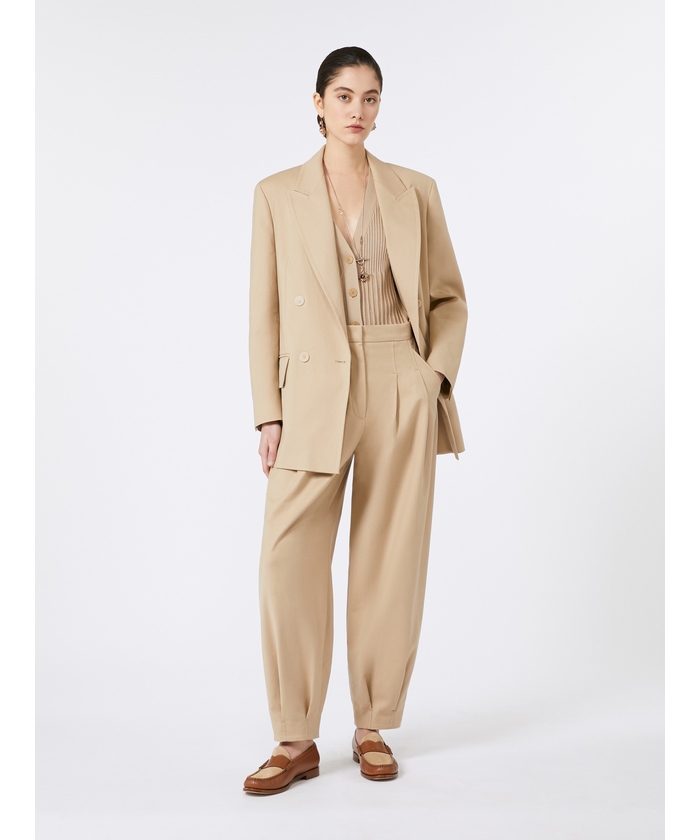 【Max Mara】[SUEZ] コットンキャンバスオリンピアジャケット スエズ］コットン キャンバス “オリンピア” ジャケット(X258A019