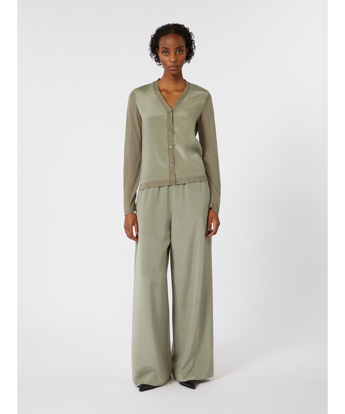 max mara 近年　シルク　パンツ マックスマーラ Max Mara MAX MARA ニットパンツ ZIGOTE ウール