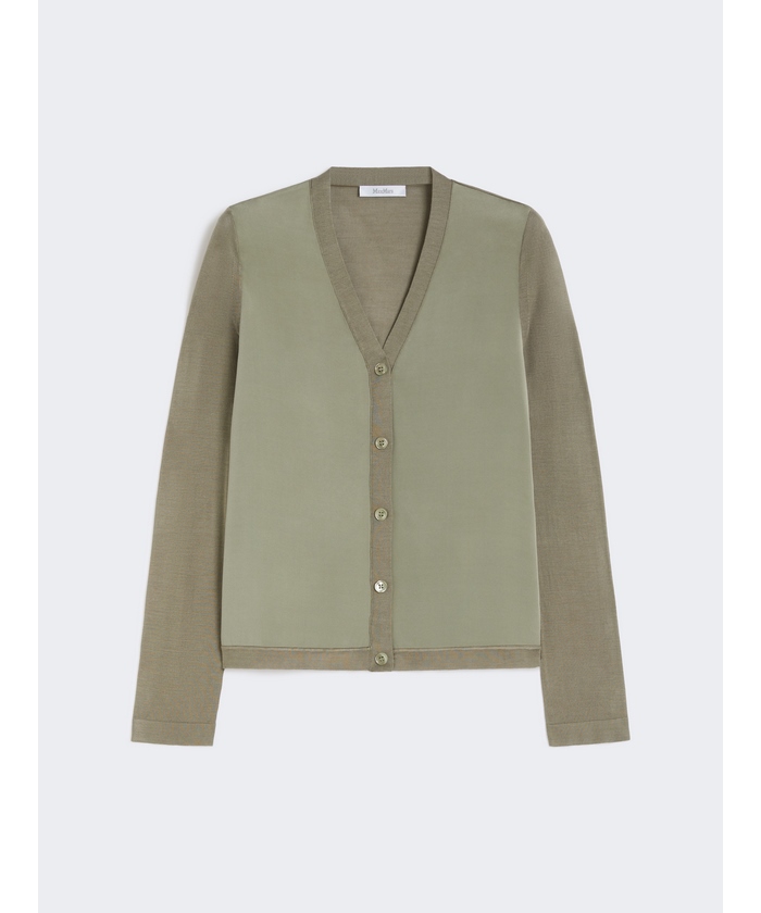 Max Mara - おめかしシルキー3点セット MaxMara 白タグ ピュアシルクカーディガン 国内即発】Max Mara OLGA オルガ テディベア ショート コート