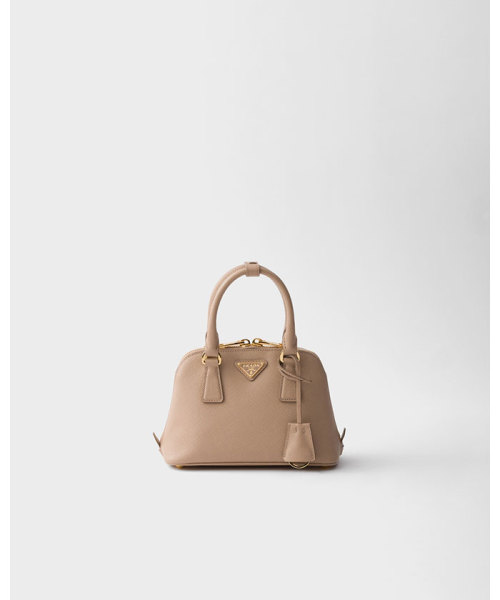 PRADA サフィアーノレザー ミニバッグ カメオベージュ TU PRADA サフィアーノレザー ミニバッグ カメオベージュ TU