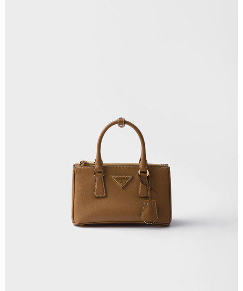 PRADA サフィアーノレザー ミニバッグ キャメル TU PRADA サフィアーノレザー ミニバッグ キャメル TU