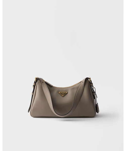 PRADA プラダ エメ ミディアム レザー ショルダーバッグ クレイ TU PRADA プラダ エメ ミディアム レザー ショルダーバッグ クレイ TU