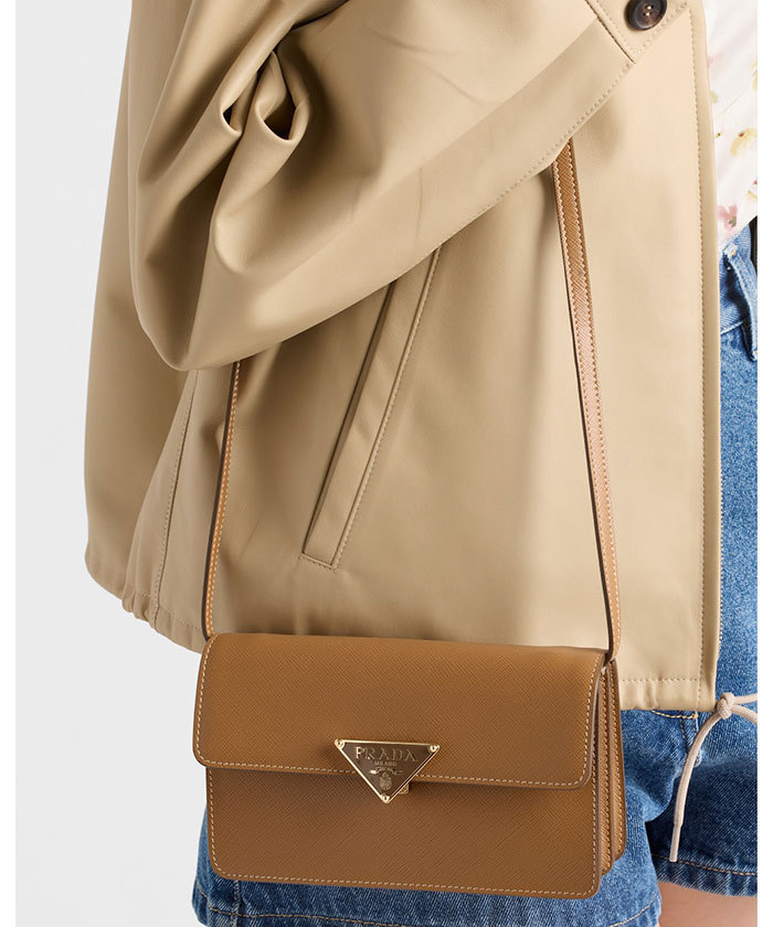 【美品】PRADA サフィアーノ ハンドバッグ PRADA プラダ ハンドバッグ 1BA358 NZV レディース ショルダー