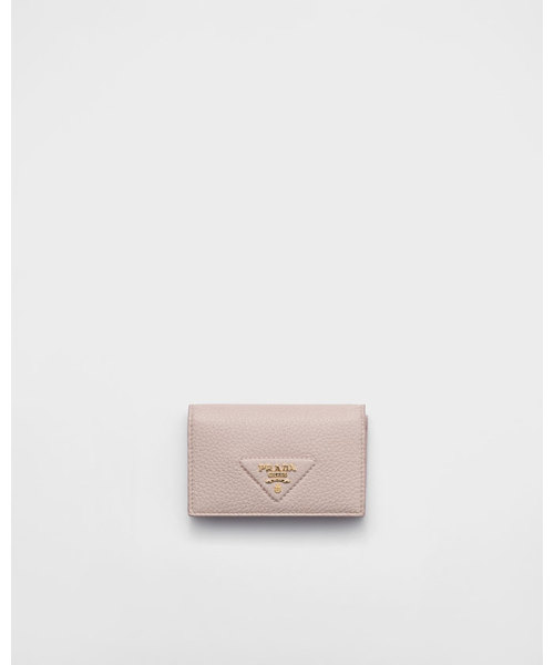 PRADA レザー カードケース ウォーターリリー TU PRADA レザー カードケース ウォーターリリー TU