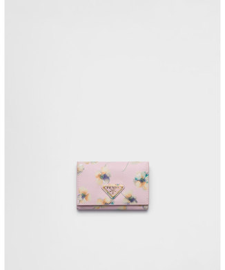 プリント サフィアーノ レザー(牛革)カードケース