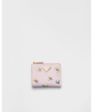 プリント入りサフィアーノレザー 財布