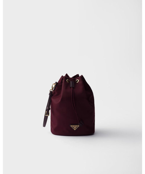 PRADA Re-Nylon ポーチ ボルドー TU PRADA Re-Nylon ポーチ ボルドー TU