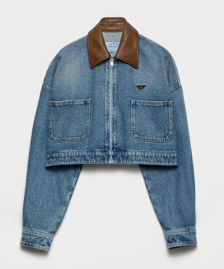 クロップド デニム ジャケット