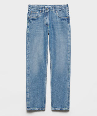 ストレートシルエット デニムジーンズ