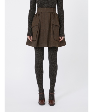 ［ベルニーニ］ピュア ウール スカート