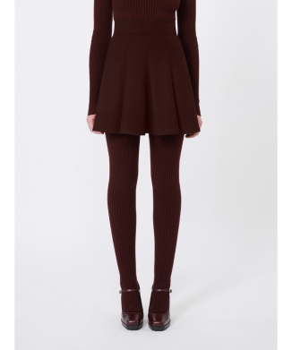 ［ブラーバ］ピュア キャメル ミニ スカート